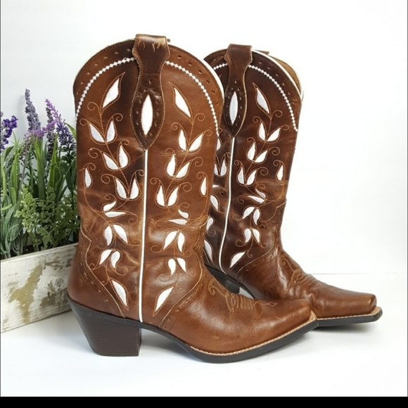 Ariat Shoes - Ariat Sonora Cowgirl Boots Like New Size 7.5 Womens Cowboy Country Western Tack